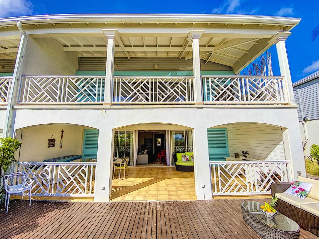 A louer appartement Front de mer BO Saint Martin-terrasse-1